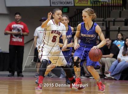 Thumbnail 3 in Immanuel vs Orosi (CIF Central  D4 Final) photogallery.