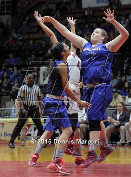 Thumbnail 2 in Immanuel vs Orosi (CIF Central  D4 Final) photogallery.