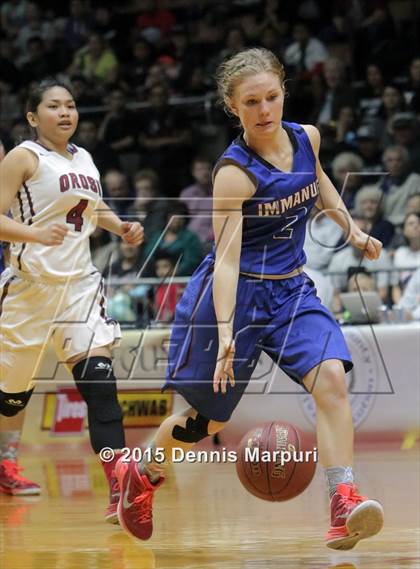 Thumbnail 3 in Immanuel vs Orosi (CIF Central  D4 Final) photogallery.