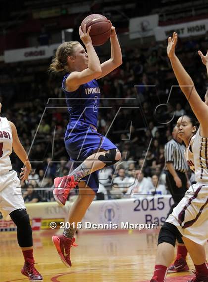 Thumbnail 2 in Immanuel vs Orosi (CIF Central  D4 Final) photogallery.
