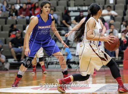 Thumbnail 1 in Immanuel vs Orosi (CIF Central  D4 Final) photogallery.