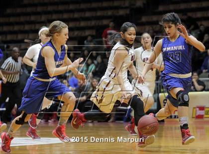 Thumbnail 1 in Immanuel vs Orosi (CIF Central  D4 Final) photogallery.