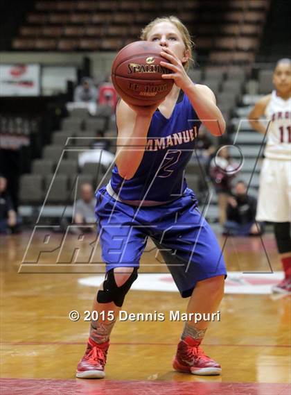 Thumbnail 2 in Immanuel vs Orosi (CIF Central  D4 Final) photogallery.