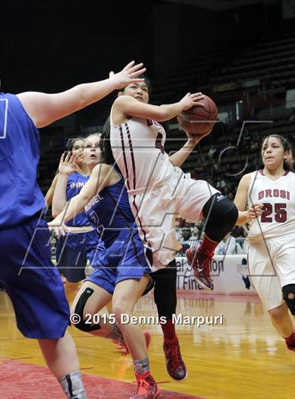Thumbnail 1 in Immanuel vs Orosi (CIF Central  D4 Final) photogallery.