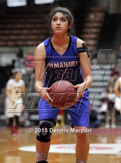 Thumbnail 2 in Immanuel vs Orosi (CIF Central  D4 Final) photogallery.