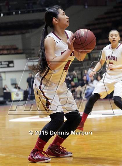 Thumbnail 1 in Immanuel vs Orosi (CIF Central  D4 Final) photogallery.