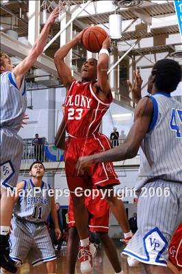 Thumbnail 3 in Colony vs Villa Park (MLK Invitational) photogallery.