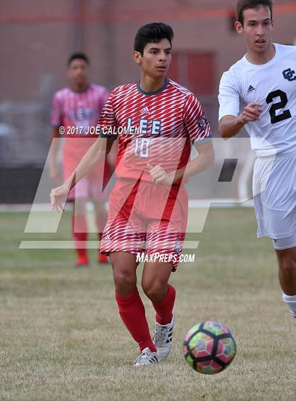 Thumbnail 2 in Central Catholic vs Lee (NEISD Tournament) photogallery.