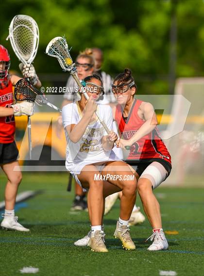 Thumbnail 3 in Rush-Henrietta vs. Penfield (NYSHSAA Section V Class A Semifinals) photogallery.