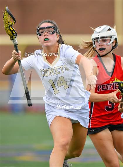 Thumbnail 2 in Rush-Henrietta vs. Penfield (NYSHSAA Section V Class A Semifinals) photogallery.
