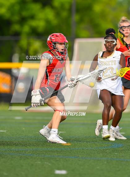 Thumbnail 3 in Rush-Henrietta vs. Penfield (NYSHSAA Section V Class A Semifinals) photogallery.