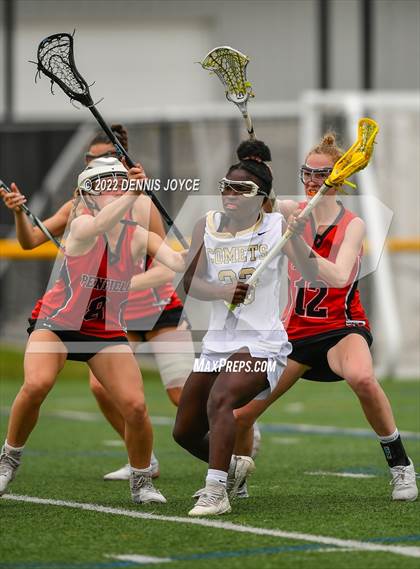 Thumbnail 3 in Rush-Henrietta vs. Penfield (NYSHSAA Section V Class A Semifinals) photogallery.