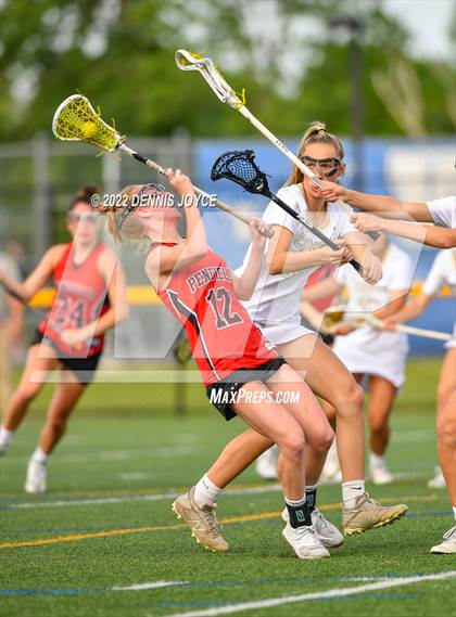 Thumbnail 2 in Rush-Henrietta vs. Penfield (NYSHSAA Section V Class A Semifinals) photogallery.