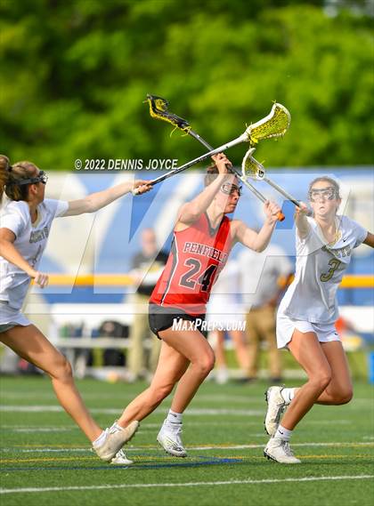 Thumbnail 1 in Rush-Henrietta vs. Penfield (NYSHSAA Section V Class A Semifinals) photogallery.