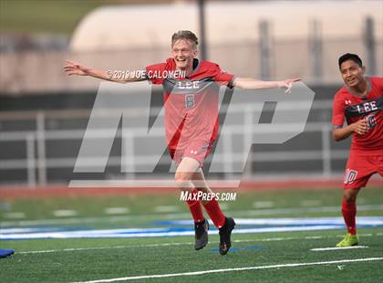 Thumbnail 1 in Lee [Robert E.] vs Lake Travis (UIL 6A Regional Quarterfinals) photogallery.