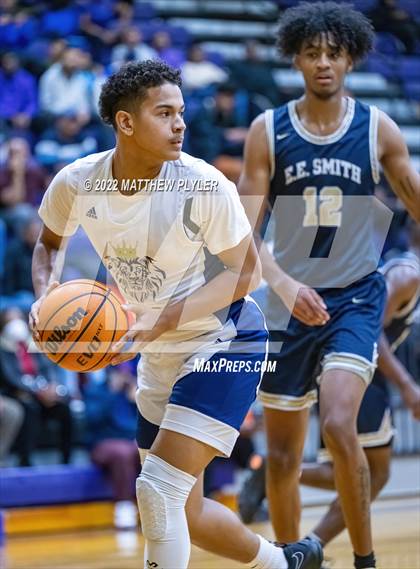 Thumbnail 3 in New Life Christian Academy vs. E.E. Smith (Cumberland County Holiday Classic) photogallery.