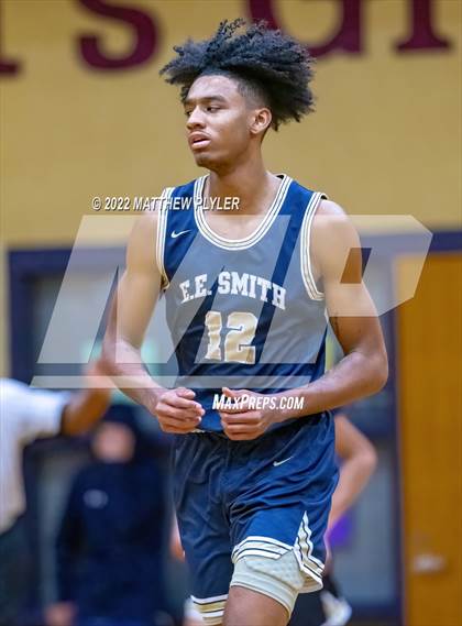 Thumbnail 1 in New Life Christian Academy vs. E.E. Smith (Cumberland County Holiday Classic) photogallery.