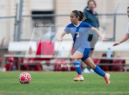 Thumbnail 2 in Antonian Prep vs Del Rio (NEISD Soccer Showcase) photogallery.