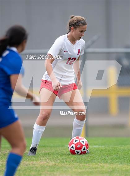Thumbnail 2 in Antonian Prep vs Del Rio (NEISD Soccer Showcase) photogallery.