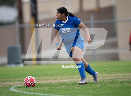 Thumbnail 2 in Antonian Prep vs Del Rio (NEISD Soccer Showcase) photogallery.