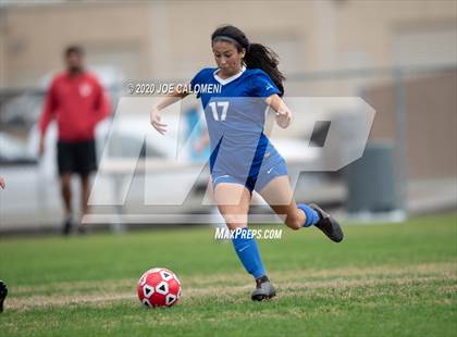 Thumbnail 2 in Antonian Prep vs Del Rio (NEISD Soccer Showcase) photogallery.