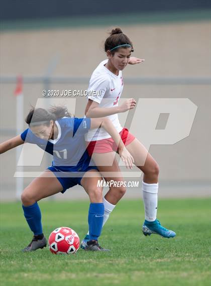 Thumbnail 1 in Antonian Prep vs Del Rio (NEISD Soccer Showcase) photogallery.