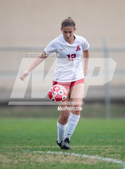 Thumbnail 2 in Antonian Prep vs Del Rio (NEISD Soccer Showcase) photogallery.