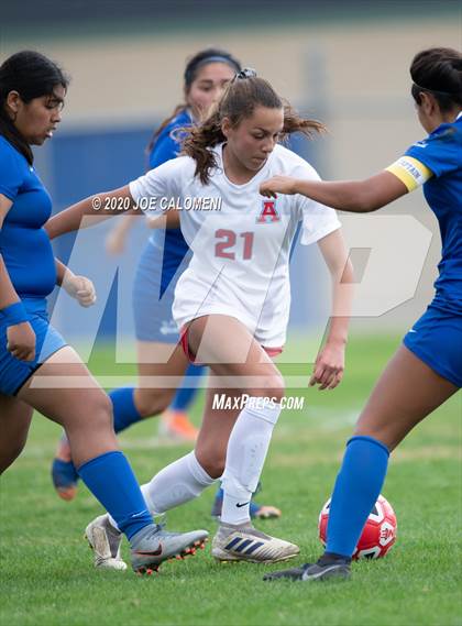 Thumbnail 2 in Antonian Prep vs Del Rio (NEISD Soccer Showcase) photogallery.