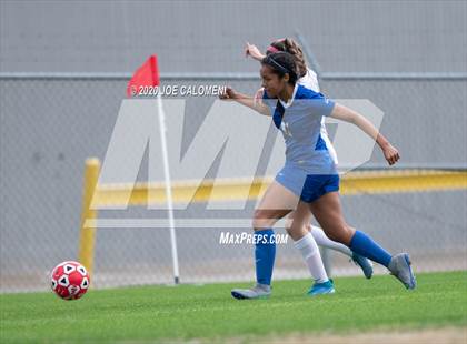 Thumbnail 3 in Antonian Prep vs Del Rio (NEISD Soccer Showcase) photogallery.