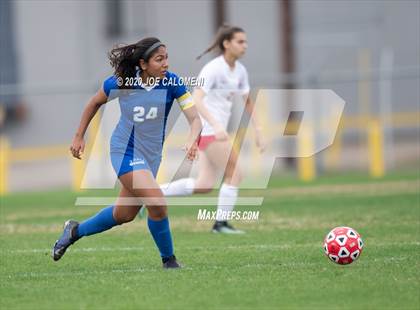 Thumbnail 3 in Antonian Prep vs Del Rio (NEISD Soccer Showcase) photogallery.
