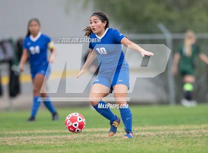 Thumbnail 3 in Antonian Prep vs Del Rio (NEISD Soccer Showcase) photogallery.
