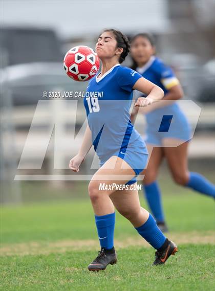 Thumbnail 1 in Antonian Prep vs Del Rio (NEISD Soccer Showcase) photogallery.