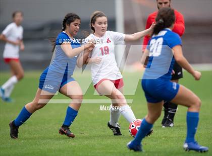 Thumbnail 2 in Antonian Prep vs Del Rio (NEISD Soccer Showcase) photogallery.