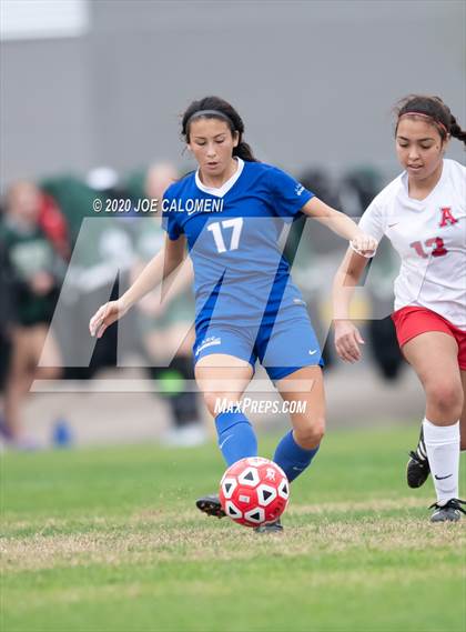 Thumbnail 1 in Antonian Prep vs Del Rio (NEISD Soccer Showcase) photogallery.