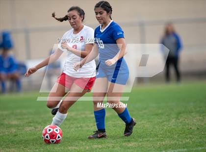 Thumbnail 1 in Antonian Prep vs Del Rio (NEISD Soccer Showcase) photogallery.