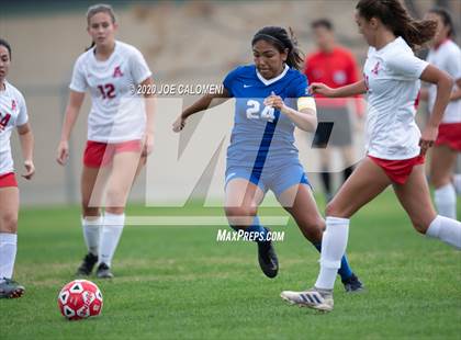 Thumbnail 3 in Antonian Prep vs Del Rio (NEISD Soccer Showcase) photogallery.
