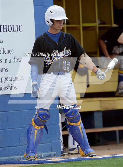 Thumbnail 2 in St. Charles Catholic @ Sacred Heart (LHSAA 2A Regional Playoff) photogallery.
