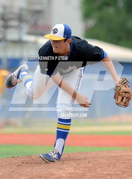 Thumbnail 3 in St. Charles Catholic @ Sacred Heart (LHSAA 2A Regional Playoff) photogallery.