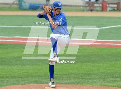 Thumbnail 3 in St. Charles Catholic @ Sacred Heart (LHSAA 2A Regional Playoff) photogallery.
