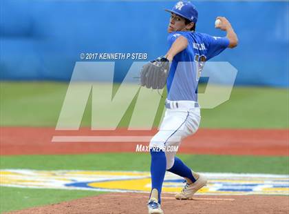 Thumbnail 1 in St. Charles Catholic @ Sacred Heart (LHSAA 2A Regional Playoff) photogallery.