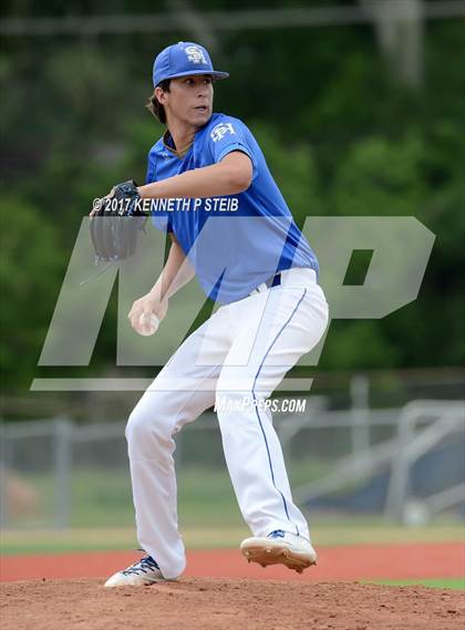 Thumbnail 2 in St. Charles Catholic @ Sacred Heart (LHSAA 2A Regional Playoff) photogallery.