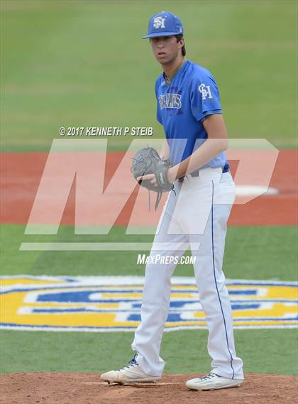 Thumbnail 1 in St. Charles Catholic @ Sacred Heart (LHSAA 2A Regional Playoff) photogallery.
