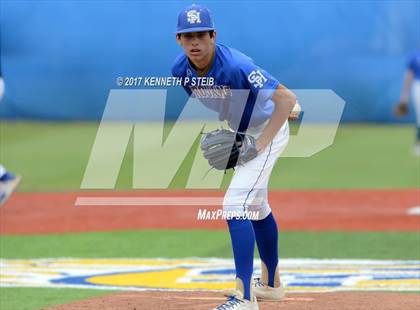 Thumbnail 3 in St. Charles Catholic @ Sacred Heart (LHSAA 2A Regional Playoff) photogallery.