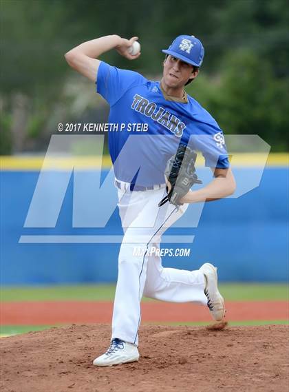 Thumbnail 3 in St. Charles Catholic @ Sacred Heart (LHSAA 2A Regional Playoff) photogallery.