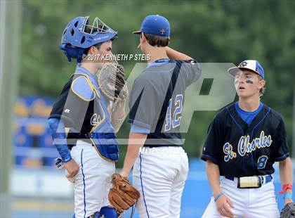Thumbnail 1 in St. Charles Catholic @ Sacred Heart (LHSAA 2A Regional Playoff) photogallery.
