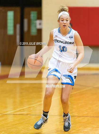 Thumbnail 2 in Springboro vs. Hamilton Southeastern (North Central Holiday Invite) photogallery.
