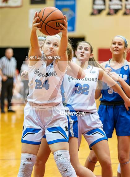 Thumbnail 1 in Springboro vs. Hamilton Southeastern (North Central Holiday Invite) photogallery.