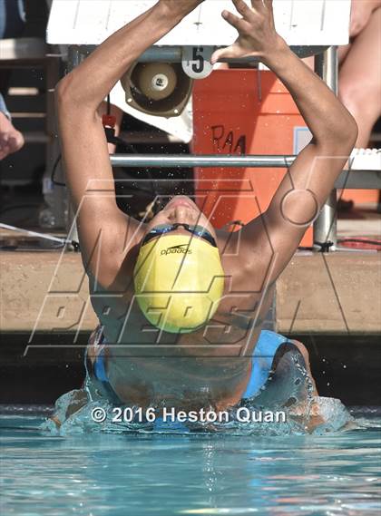 Thumbnail 3 in CIF Southern Section D4 Boys Swimming Championships photogallery.