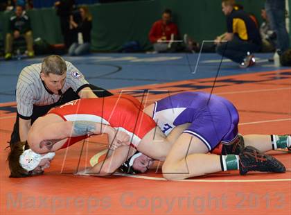 Thumbnail 2 in 2013 NYSPHSAA Boys Wrestling Championships (D2 Quarterfinals) photogallery.