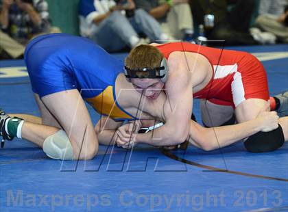 Thumbnail 2 in 2013 NYSPHSAA Boys Wrestling Championships (D2 Quarterfinals) photogallery.